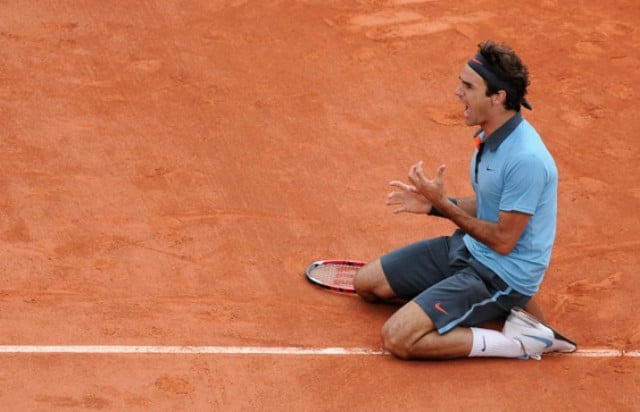 Roger Federer à Roland Garros en 2009