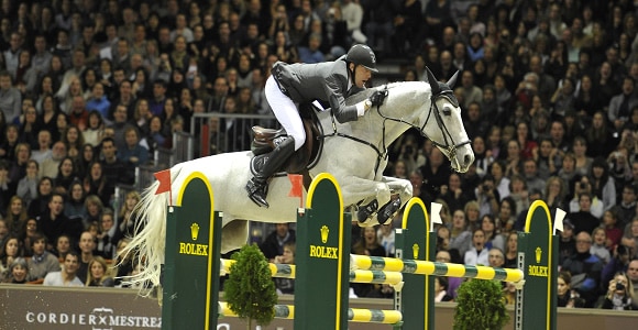 Saut d'obstacles en Equitation jumping