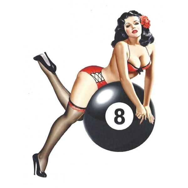 Billard sexy girl