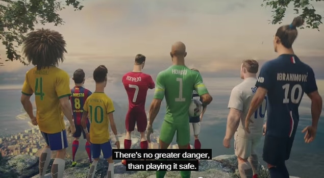 L’excellente pub de Nike sur la prise de risque