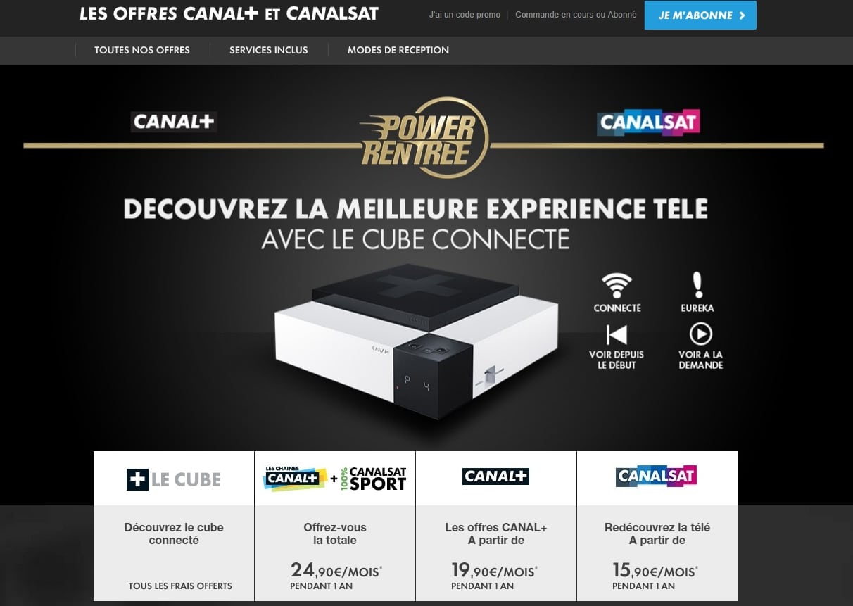 reduction 50 euro offre canal plus