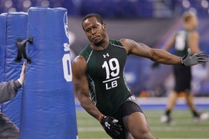 Von Miller lors du Combine 2011