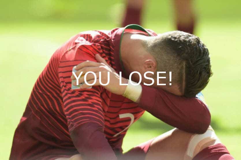 Portugal you lose euro 2016