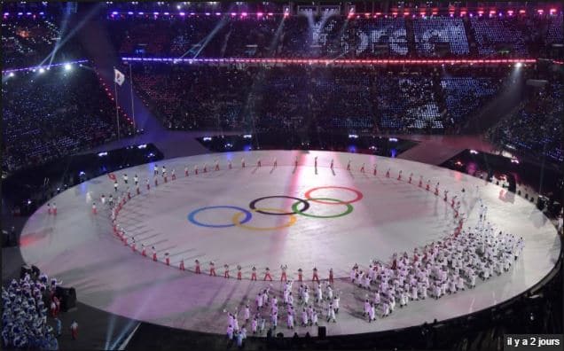 Ouverture Jeux Olympiques hiver Pyeongchang