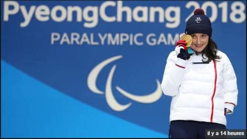 Médailles d'OR Marie Bochet Jeux Paralympiques