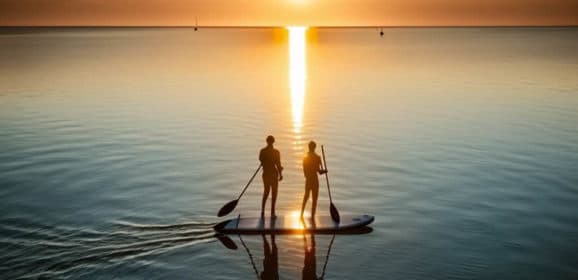 Pratiquer le paddle à deux